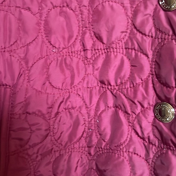 Coach logo quilted jacket size XS - Picture 3 of 9